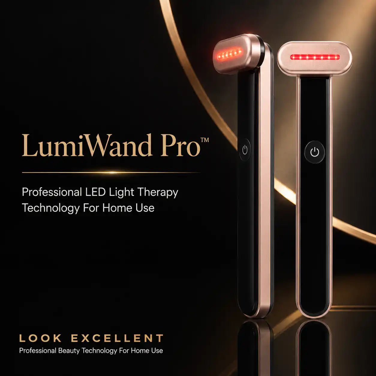 LumiWand Pro™ — 7-Color LED Microcurrent Facial Wand - LookExcellent