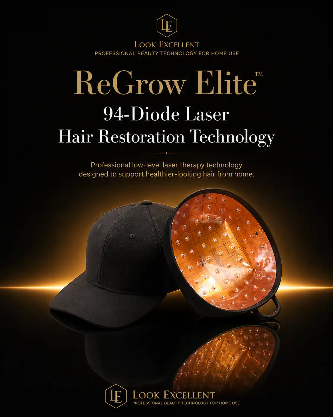 ReGrow Elite laser hair restoration helmet for at-home hair wellness routines
