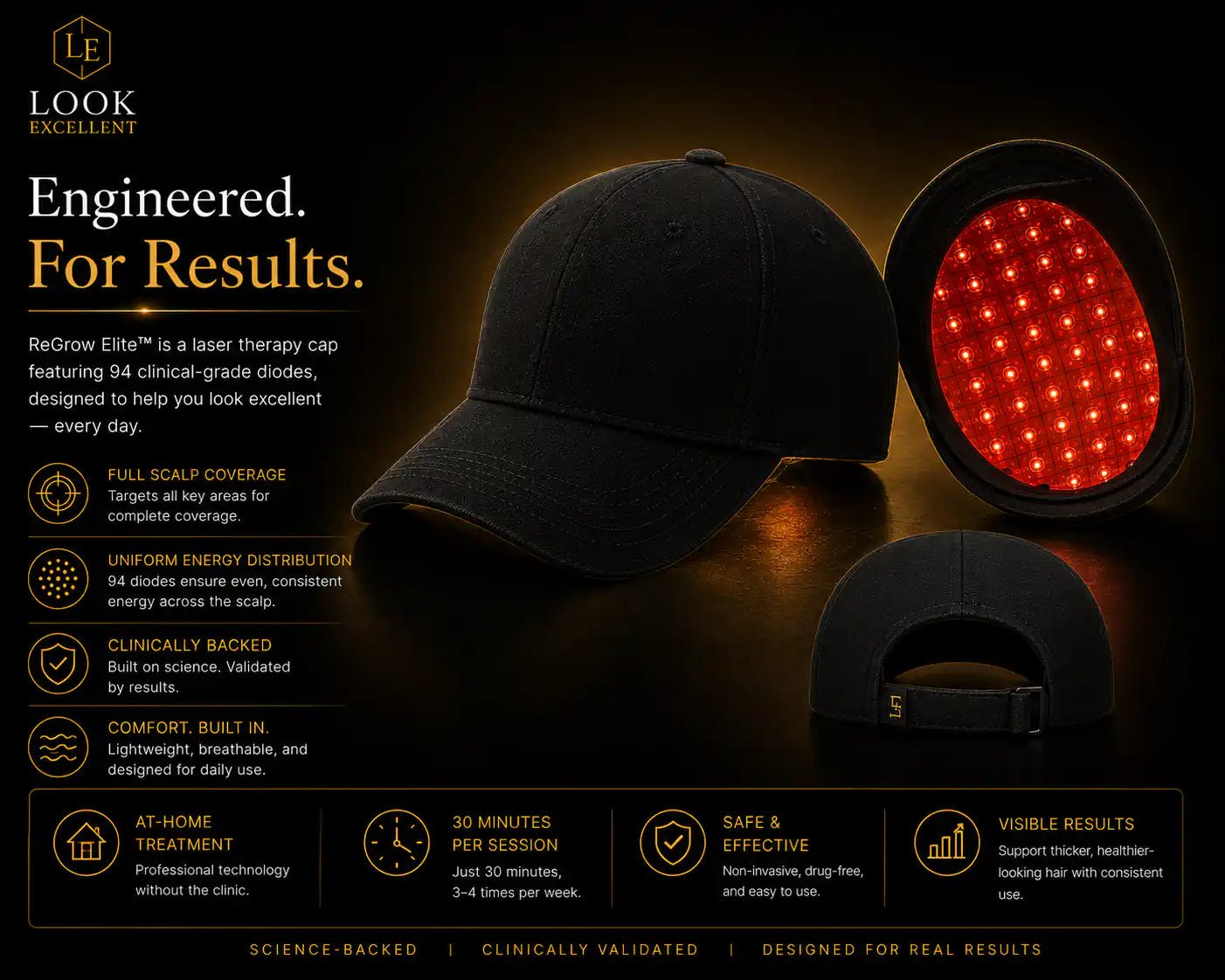 ReGrow Elite laser hair restoration helmet for at-home hair wellness routines