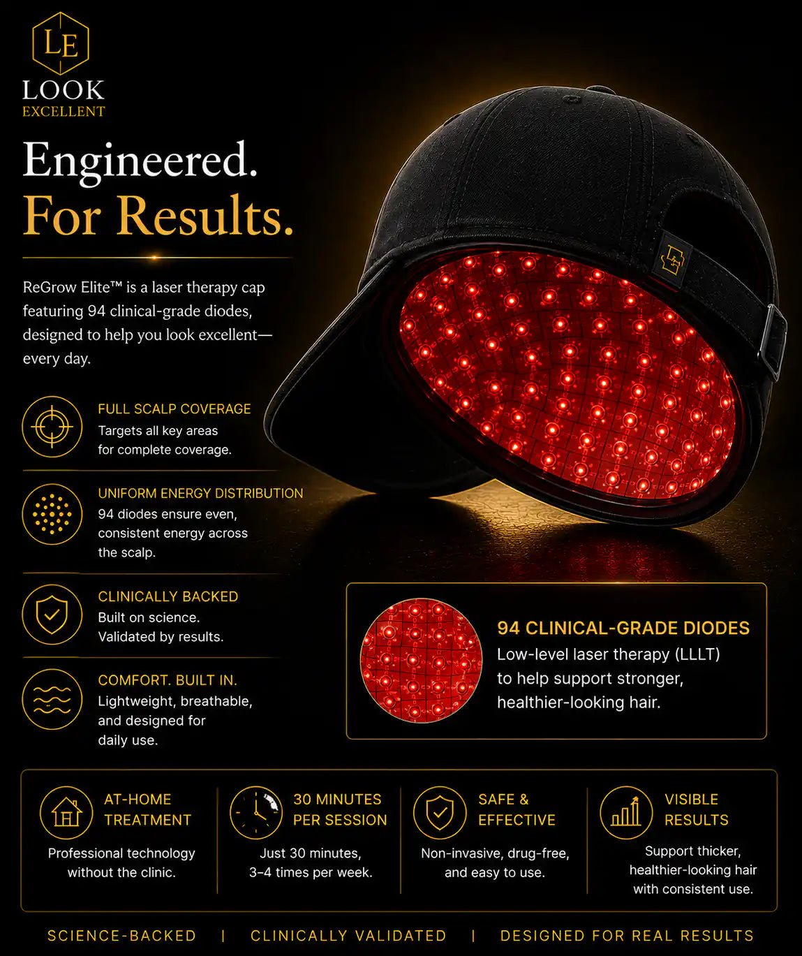 ReGrow Elite laser hair restoration helmet for at-home hair wellness routines